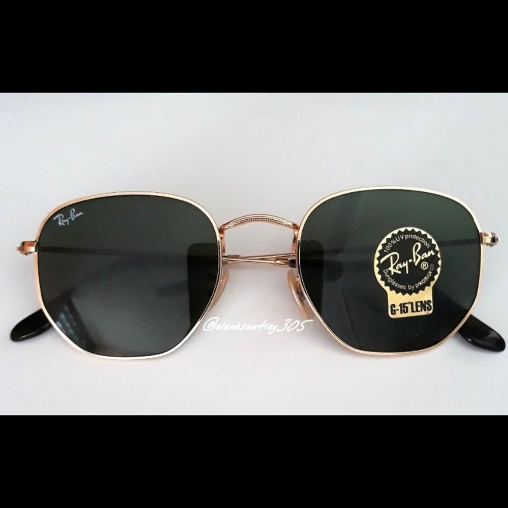 New Ray-Ban Hexagonal Flat Lens 3548 💯Authentic